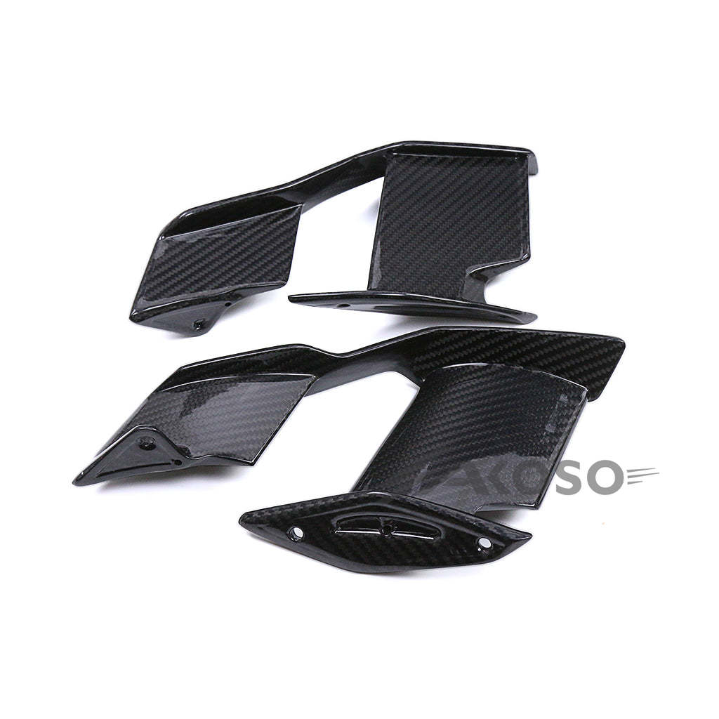 AKOSO 2021-2024 BMW S1000R M1000R Carbon Fiber Motorcycle Front Fairings Side Winglets