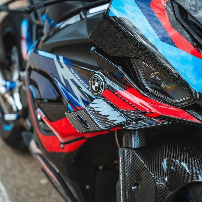 AKOSO 2023+ BMW S1000RR Carbon Fiber Front Side Panels Winglets Kits