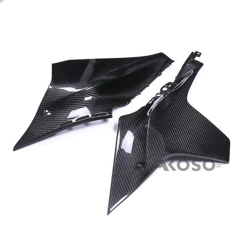 AKOSO Yamaha R1 2020-2024 Carbon Fiber Front Tank Upper Side Fairings Panels Fairing