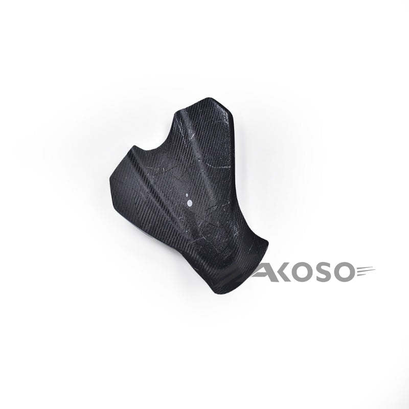 AKOSO 2018-2024 Kawasaki Ninja 400 Carbon Fiber Motorcycle Fuel Tank Cover Protector Panel Fairing