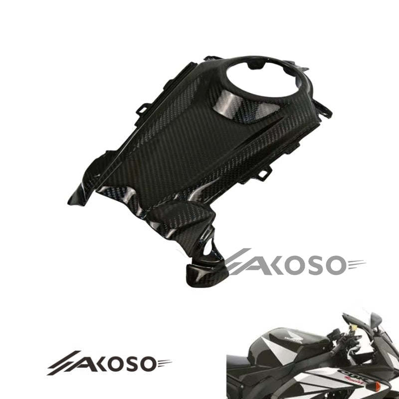 AKOSO 2017-2024 Honda CBR1000RR Carbon Fiber Motorcycle Front Top Fuel Tank Airbox Cover