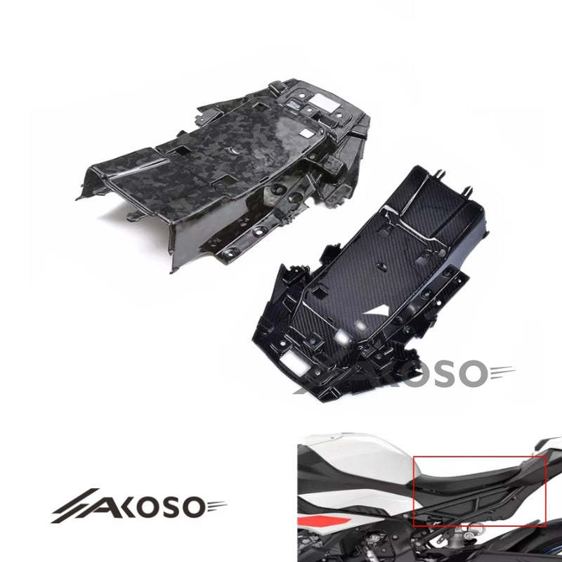 AKOSO 2019-2022 BMW S1000RR Carbon Fiber Seat Bracket Under Tray Under Fairing