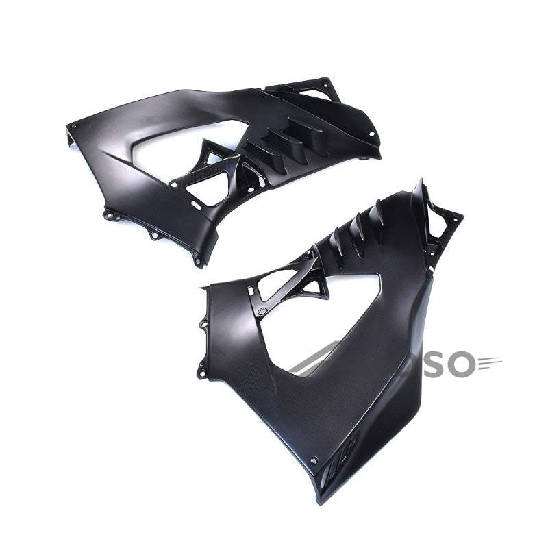 AKOSO 2021-2024 Honda CBR1000RR-R Carbon Fiber Side Panel Fairing Spoiler Covers Motorcycle