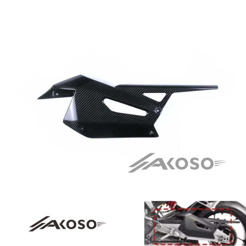 AKOSO 2020-2024 Aprilia RS660 Carbon Fiber Motorcycle Chain Cover Rocker Arm