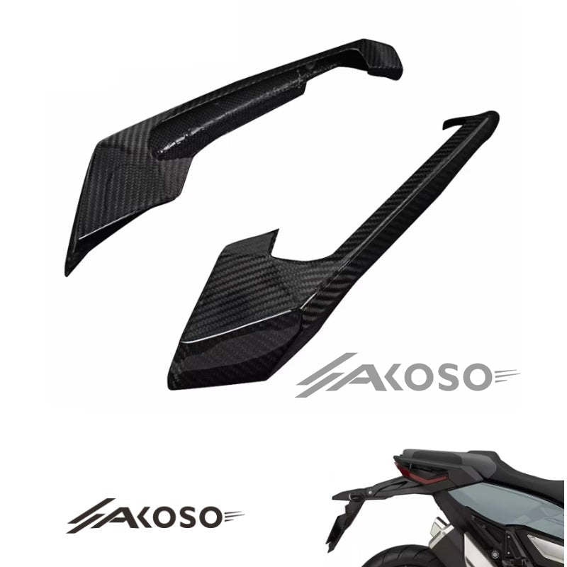 AKOSO 2017-2019 Honda XADV 750 Carbon Fiber Motorcycle Passenger Rear Seat Bar Cover