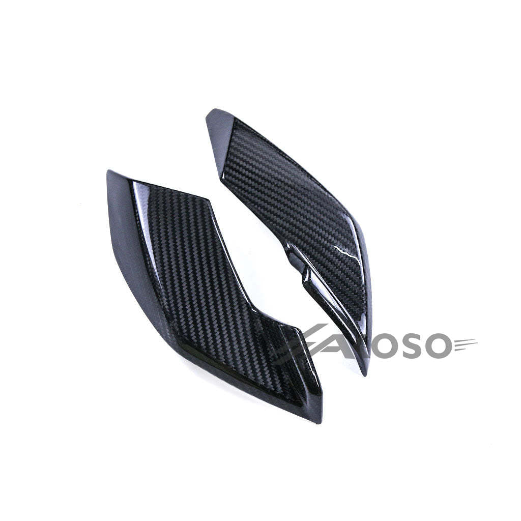 AKOSO 2021-2024 BMW S1000R Motorcycle Carbon Fiber Accessories Front Lower Side Fairings