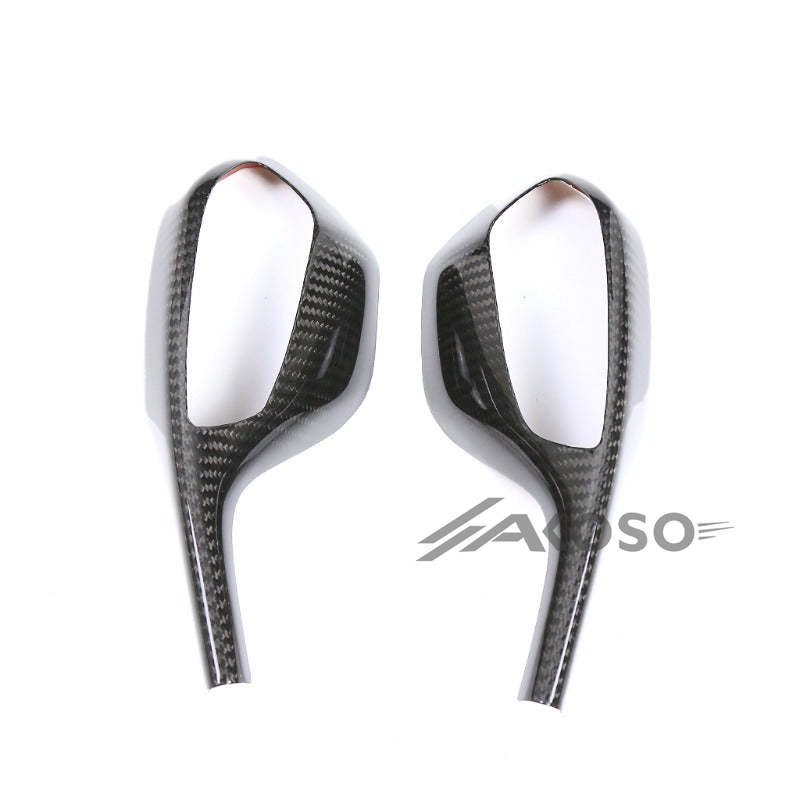 AKOSO 2019-2022 BMW S1000RR 3K Pure Carbon Fiber Rearview Mirrors Covers Side Mirror Cover