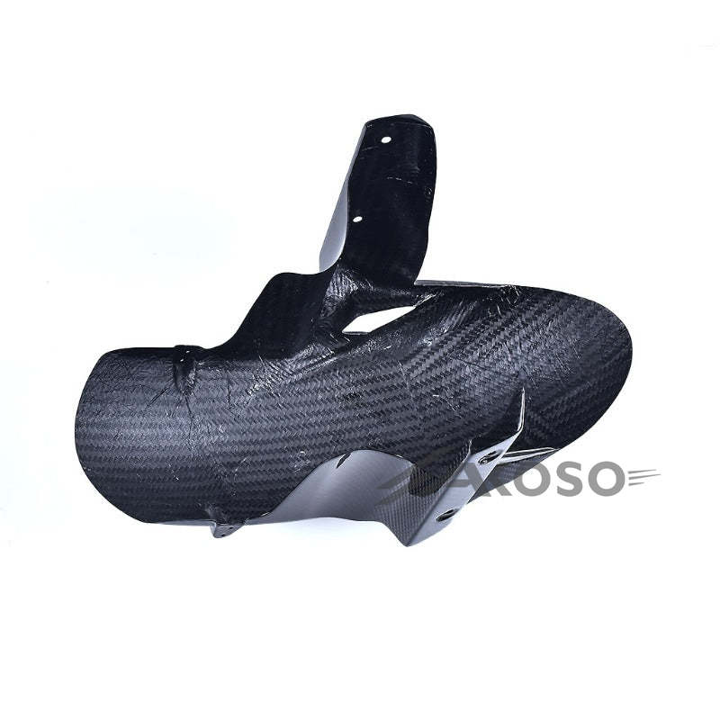 AKOSO 2019+ Kawasaki Ninja ZX-6R 636 Carbon Fiber Front Fender Hugger Mudguard