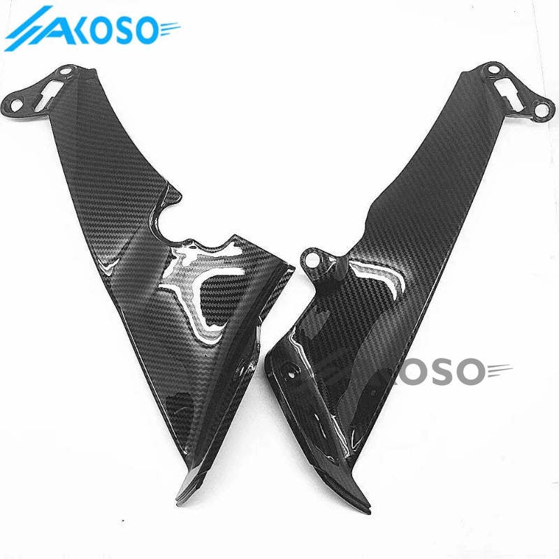 AKOSO 2009-2014 Yamaha YZF-R1 Carbon Fiber Front Mid Upper Vertical Side Panel Fairings