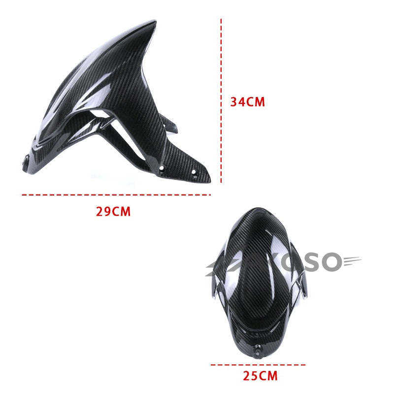 AKOSO MV Agusta Brutale 800RR 3K Carbon Fiber Motorcycle Front Mudguard Fender Fairing