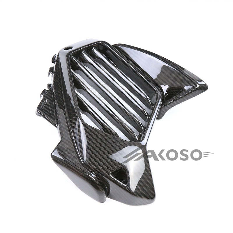 AKOSO 2016+ Yamaha NVX155 AEROX155 Carbon Fiber Radiator Grille Guard Cover Protector