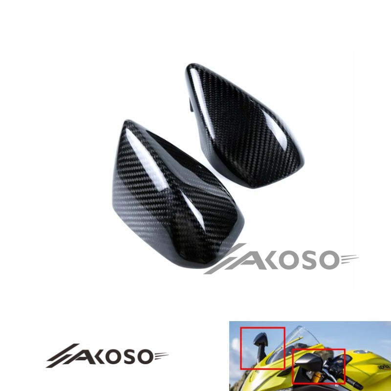 AKOSO 2021-2024 Aprilia RS660 Carbon Fiber Motorcycle Modified Rear View Mirror Cover