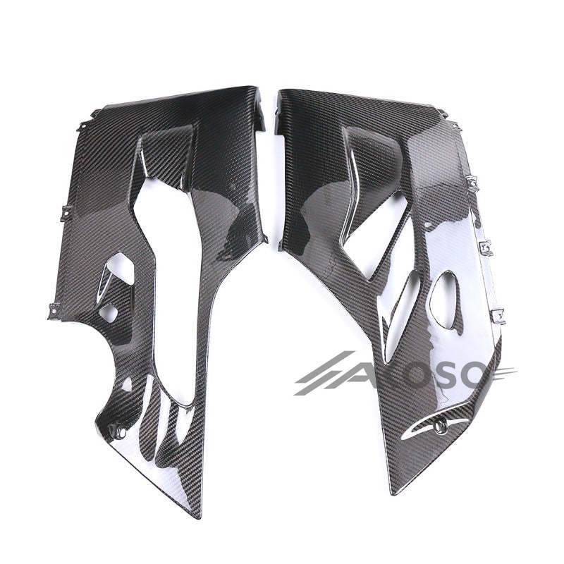 AKOSO Ducati Panigale 899 959 1199 1299 Carbon Fiber Lower Side Fairing Belly Pan