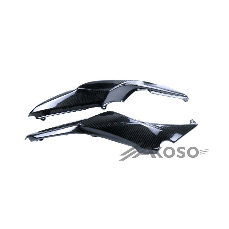 AKOSO 2014-2024 Kawasaki Ninja 650 Carbon Fiber Motorcycle Rear Seat Side Fairing Cowl Panel