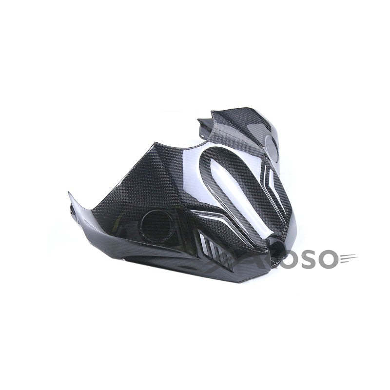 AKOSO 2020-2024 Yamaha R1 R1M Carbon Fiber Gas Tank Front Airbox Cover Fairing Cowl