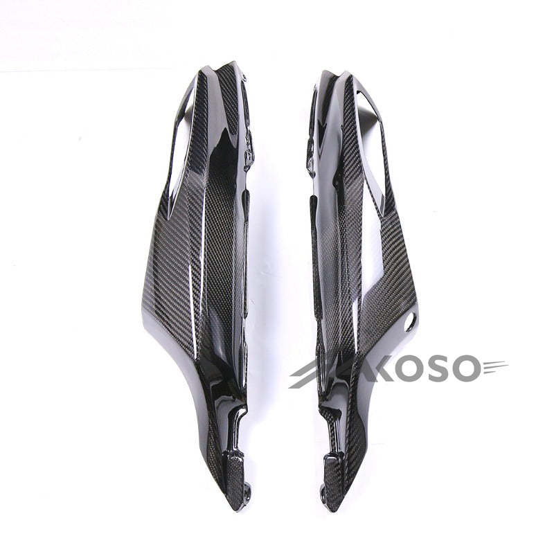 AKOSO 2013-2015 Kawasaki Ninja ZX-14R ZZR1400 Carbon Fiber Rear Tail Seat Side Panels Cover Fairing