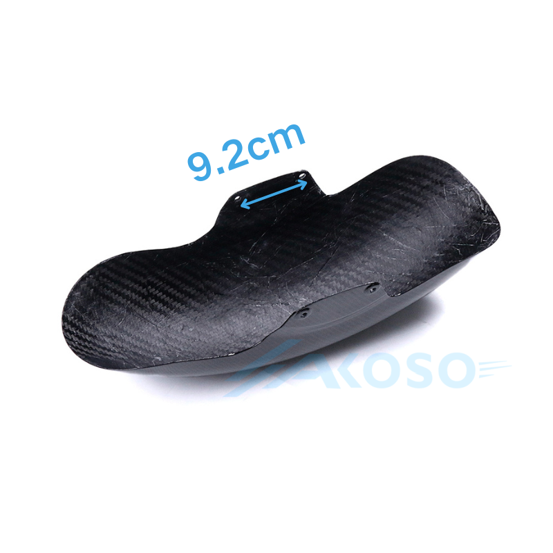 AKOSO Dry Carbon Fiber Chopped Short Front Fender Mudguard For Harley Touring 2024+ Road Glide Electra Glide Street Glide
