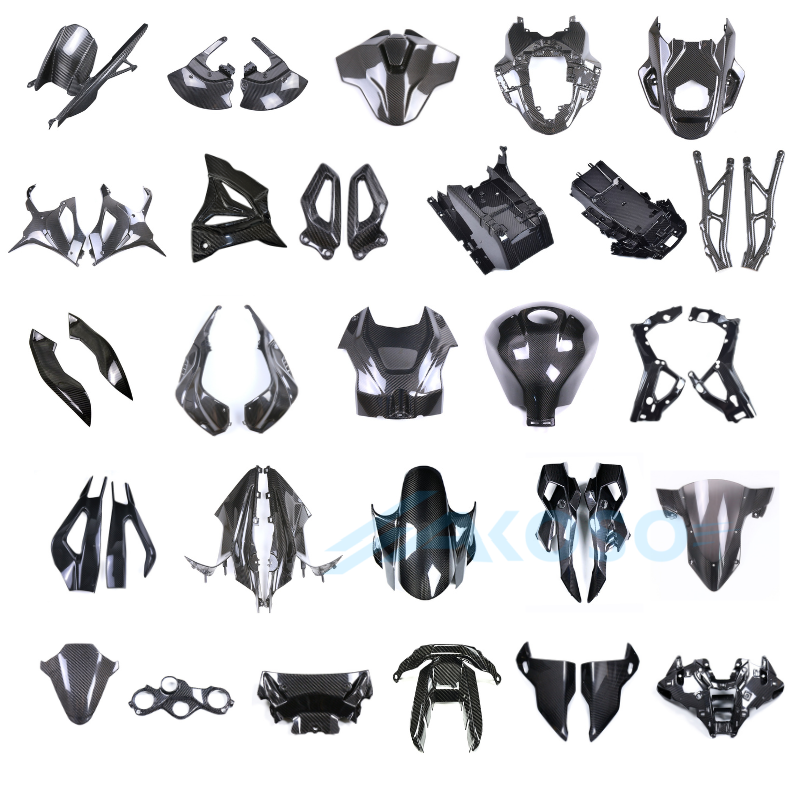 AKOSO S1000RR 2025‑2026 Full Dry Carbon Fiber Body Kit 27 Pieces Complete Fairing Set