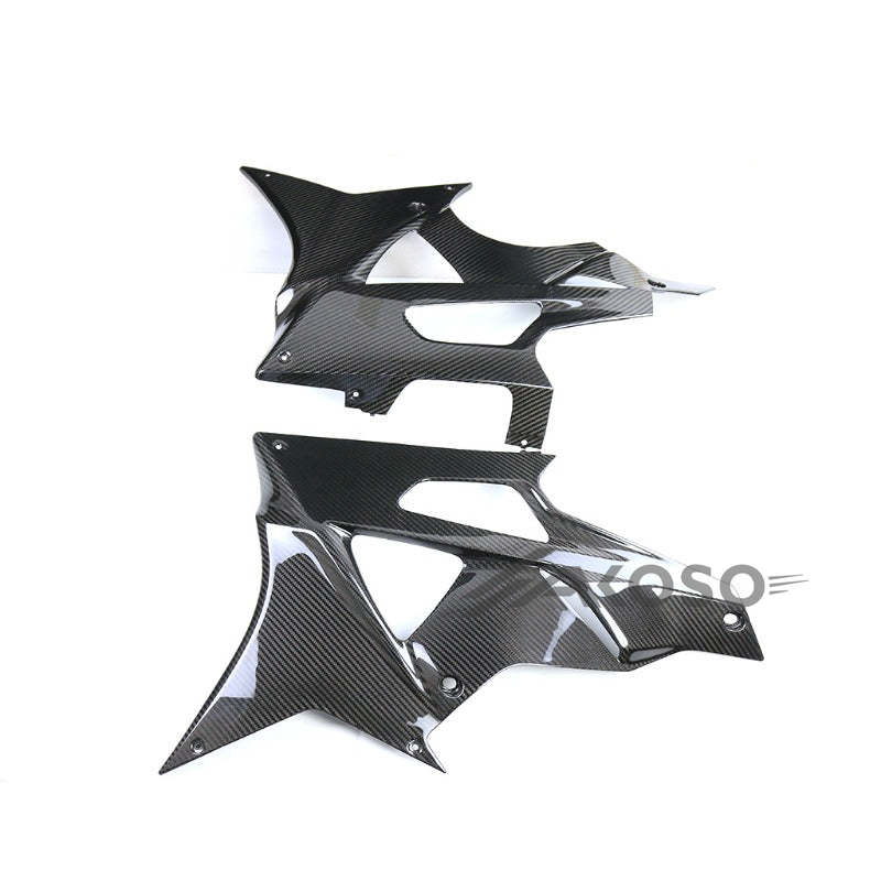 AKOSO 2009-2014 BMW S1000RR Carbon Fiber Motorcycle Belly Pan Lower Panel Cover Fairings