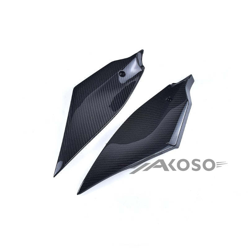 AKOSO 2017-2024 Yamaha R6 Carbon Fiber Gas Fuel Tank Side Panel Cover Fairing Motorcycle