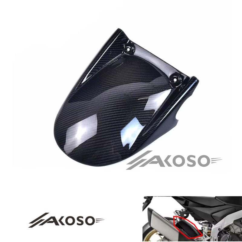 AKOSO 2009-2020 Aprilia RSV4 / 2011-2020 TUONO V4 1100 Carbon Fiber Rear Mudguard Fender