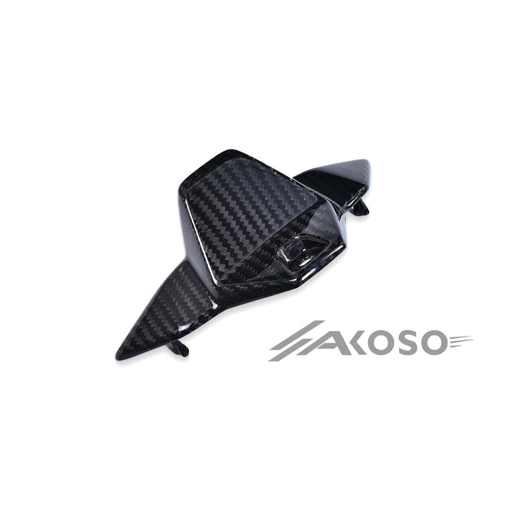 AKOSO 2021-2024 BMW S1000R Carbon Fiber Headlamp Small Cover Headlight Upper Fairing