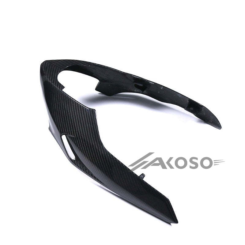 AKOSO 2016-2021 Triumph Street Triple 765 R/RS Carbon Fiber Lower Spoiler Side Panel Belly Pan With brackets