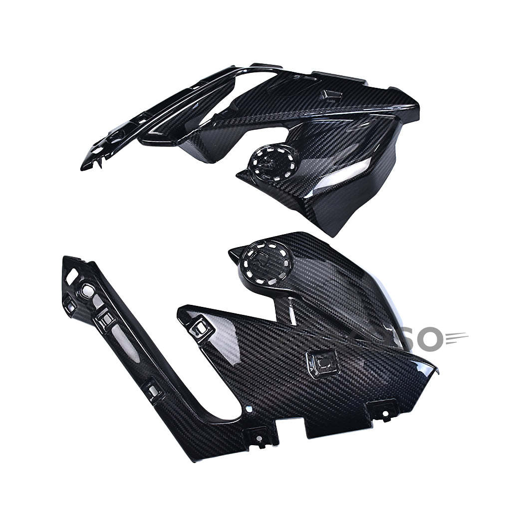 AKOSO 2021-2024 BMW S1000R Carbon Fiber Motorcycle Internal Side Cover Inside Panels Fairings