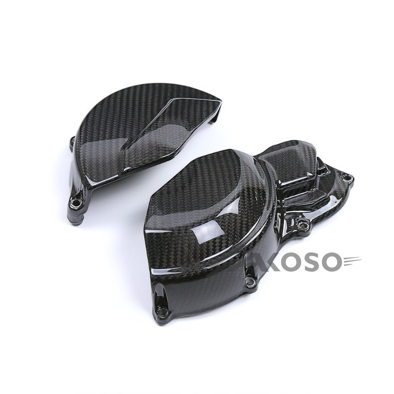 AKOSO 2021 2022 Aprilia RS660 Carbon Fiber Motorcycle Left and Right Engine Clutch Covers