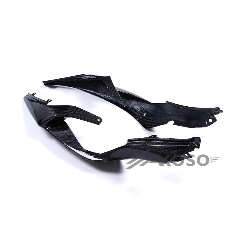 AKOSO 2024+ Kawasaki Ninja ZX-6R Carbon Fiber Rear Seat Side Panel Cover Fairings Motorcycle