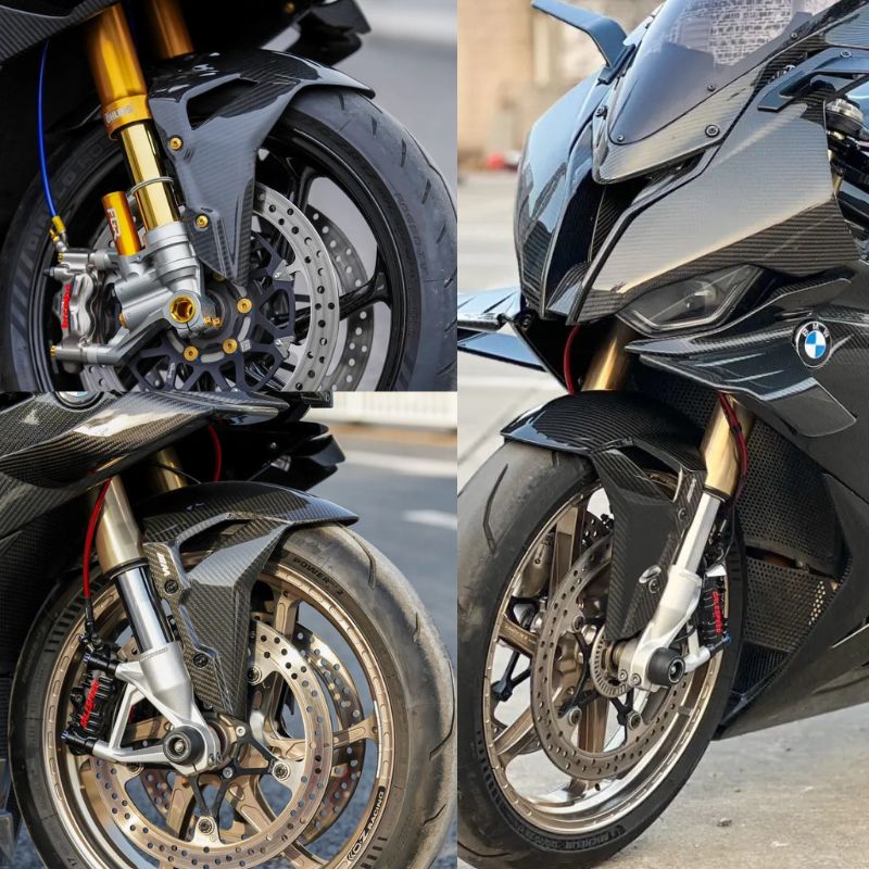 AKOSO BMW S1000RR 2019-2022 Carbon Fiber Front Fender Hugger Mudguard