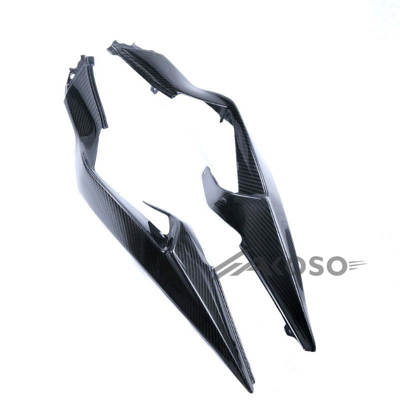 AKOSO 2019+ Kawasaki Ninja ZX-6R Carbon Fiber Tail Rear Seat Side Panels Motorcycle Fairing