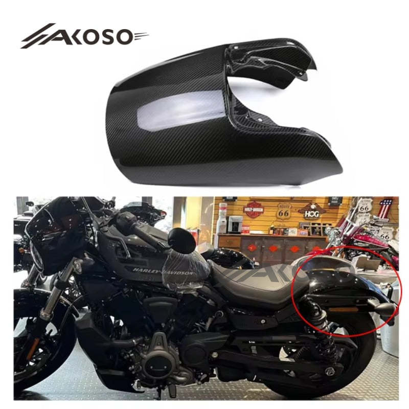 AKOSO Harley Davidson VRSCF V-Rod Muscle Carbon Fiber Tail stock Cover Plate Fairing