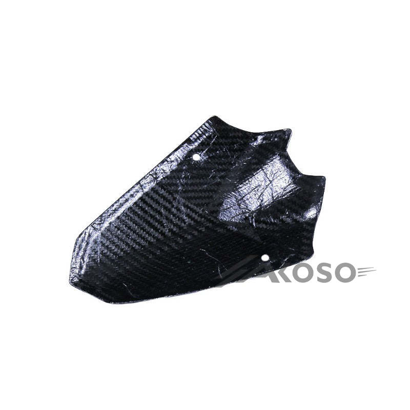 AKOSO 2014+ Kawasaki Z1000 Carbon Fiber Front Upper Headlight Under Windshield Panel Fairing