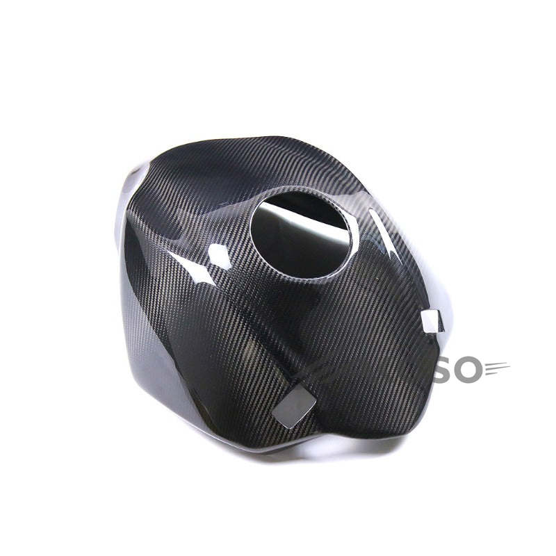 AKOSO 2015-2024 Kawasaki Ninja H2 H2R Carbon Fiber Motorcycle Full Fuel Gas Tank Cover