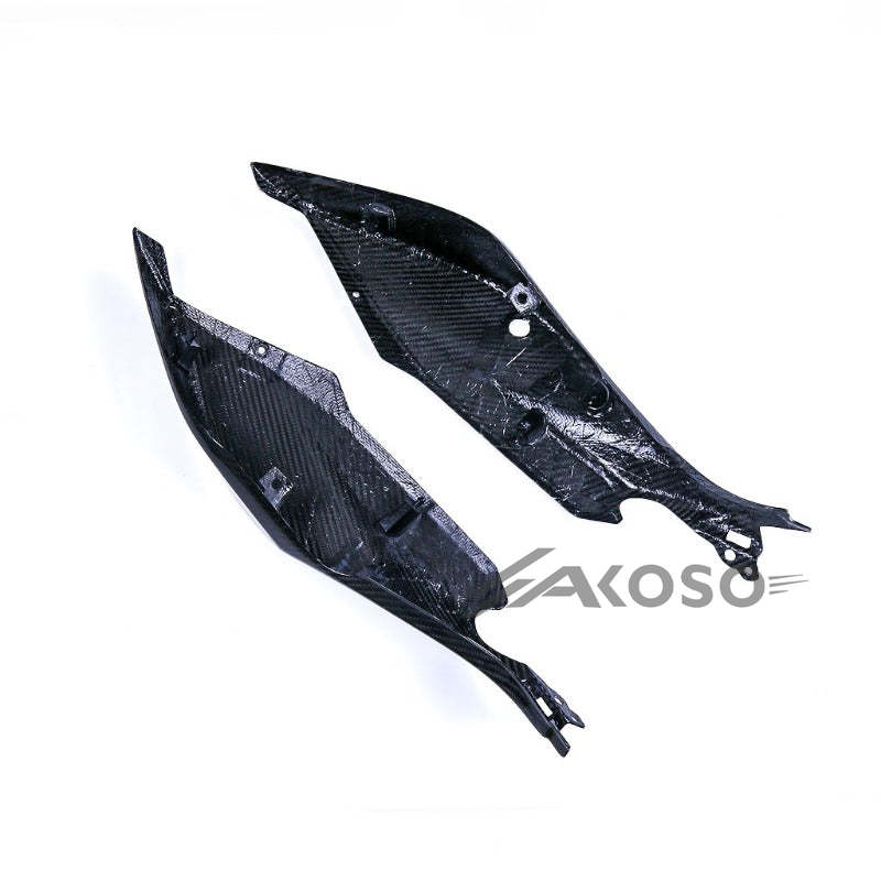 AKOSO 2018-2024 Kawasaki Ninja 400 Carbon Fiber Rear Seat Side Fairing Cowl Panel Motorcycle