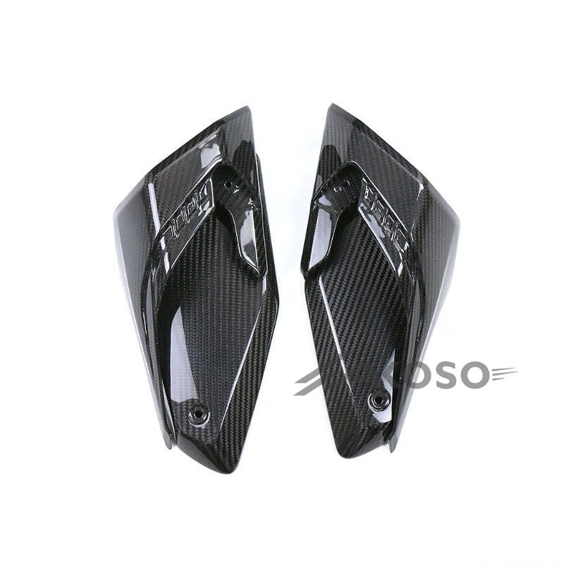 AKOSO 2014-2018 Honda CB650F CBR650F Carbon Fiber Fuel Tank Side Panel Cover Fairings