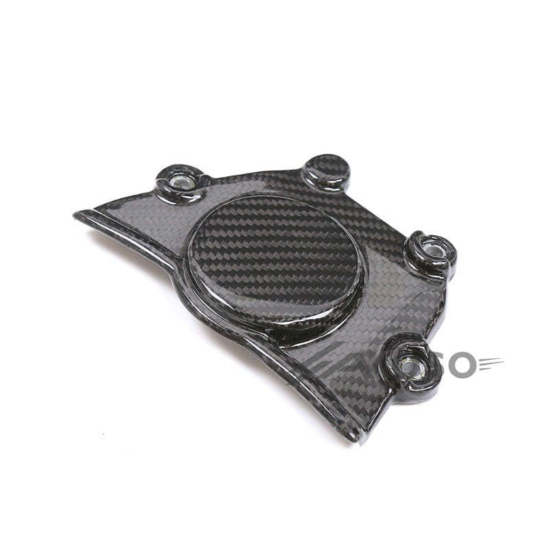 AKOSO 2020+ Kawasaki Ninja ZX-4R ZX-4RR Carbon Fiber Engine Sprocket Cover Protector Cowl