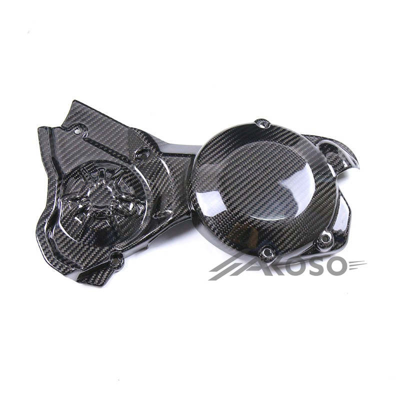 AKOSO Aprilia RSV4 2021+ Carbon Fiber Engine Hood Sprocket Cover Fairing