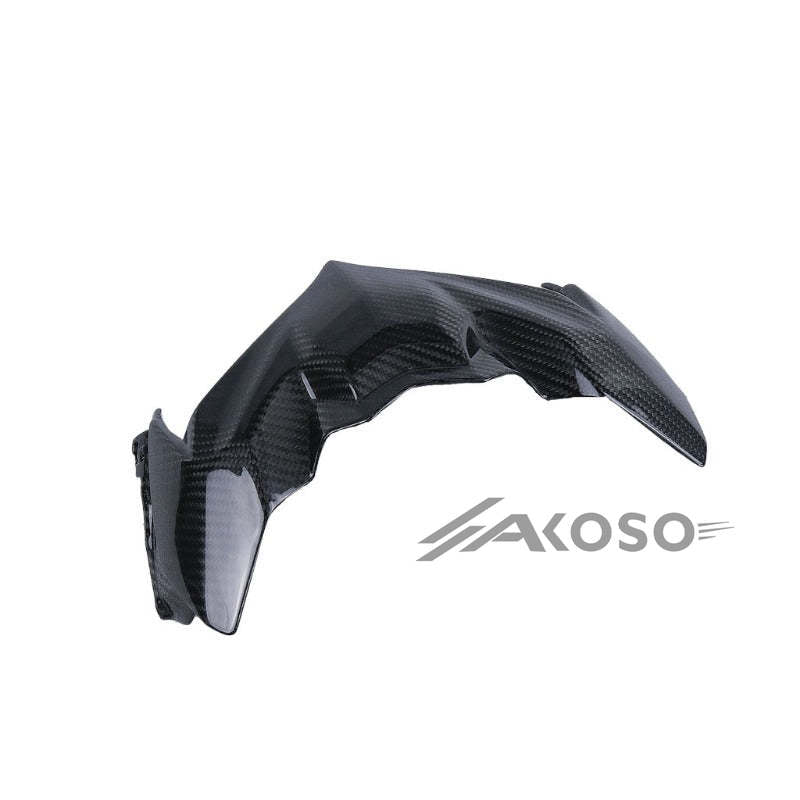 AKOSO 2020-2024 Kawasaki Z900 Carbon Fiber Motorcycle Front Fairing Nose Headlight Upper Panel