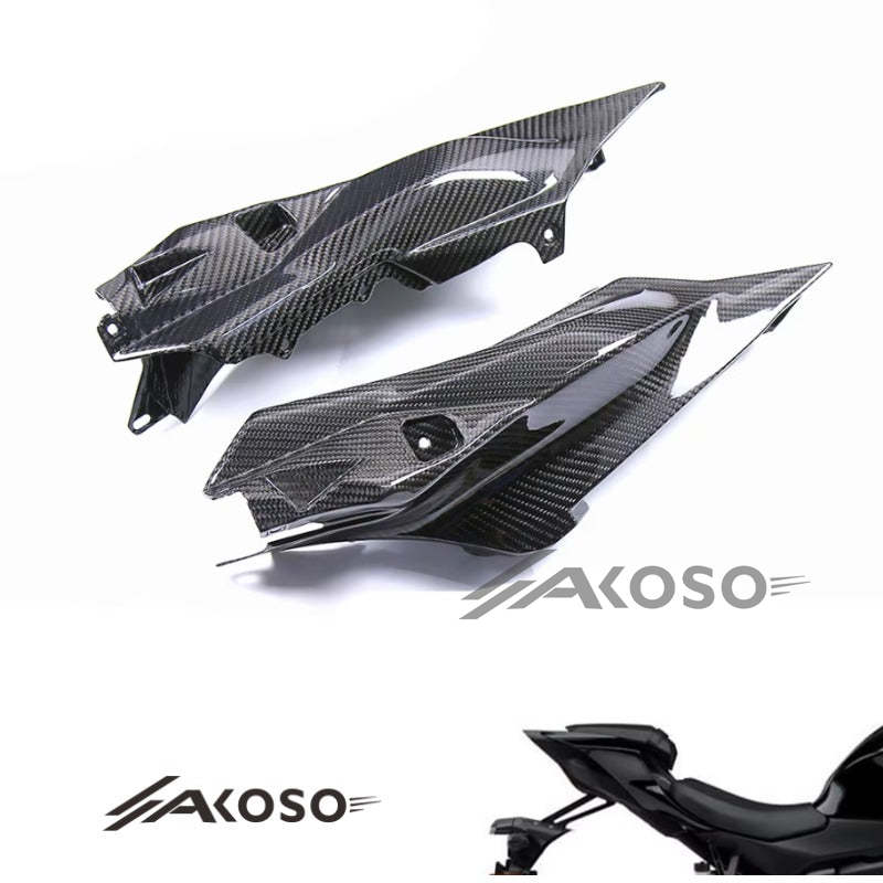 AKOSO 2022-2024 Yamaha R7 Carbon Fiber Lower Tail Seat Side Panel Fairings