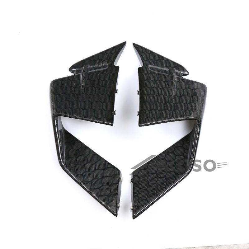 AKOSO 2019-2022 BMW S1000RR Carbon Fiber Wind Deflector Wings Winglets Fairing