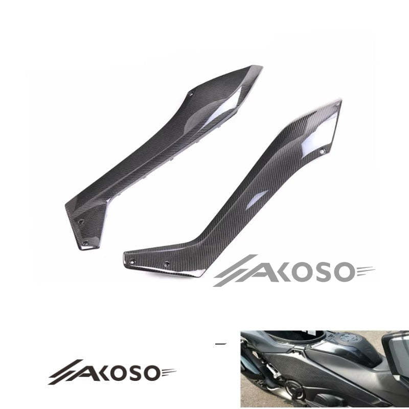 AKOSO 2017-2024 Yamaha Tmax 560 Carbon Fiber Seat Tank Side Panels Fairing Cover