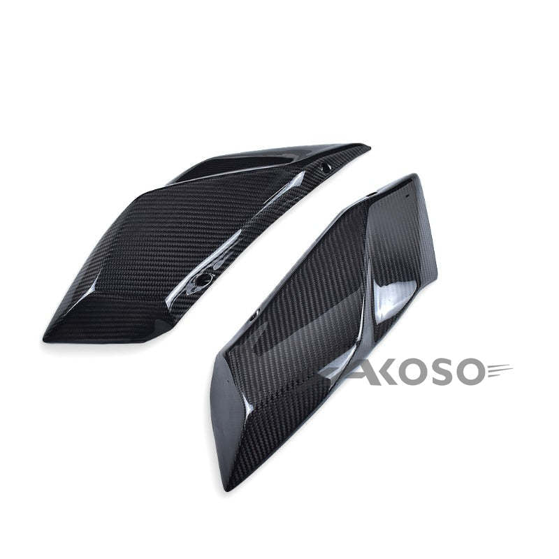 AKOSO 2015-2024 Kawasaki Ninja H2 H2R Carbon Fiber Motorcycle Rear Tail Seat Side Panels