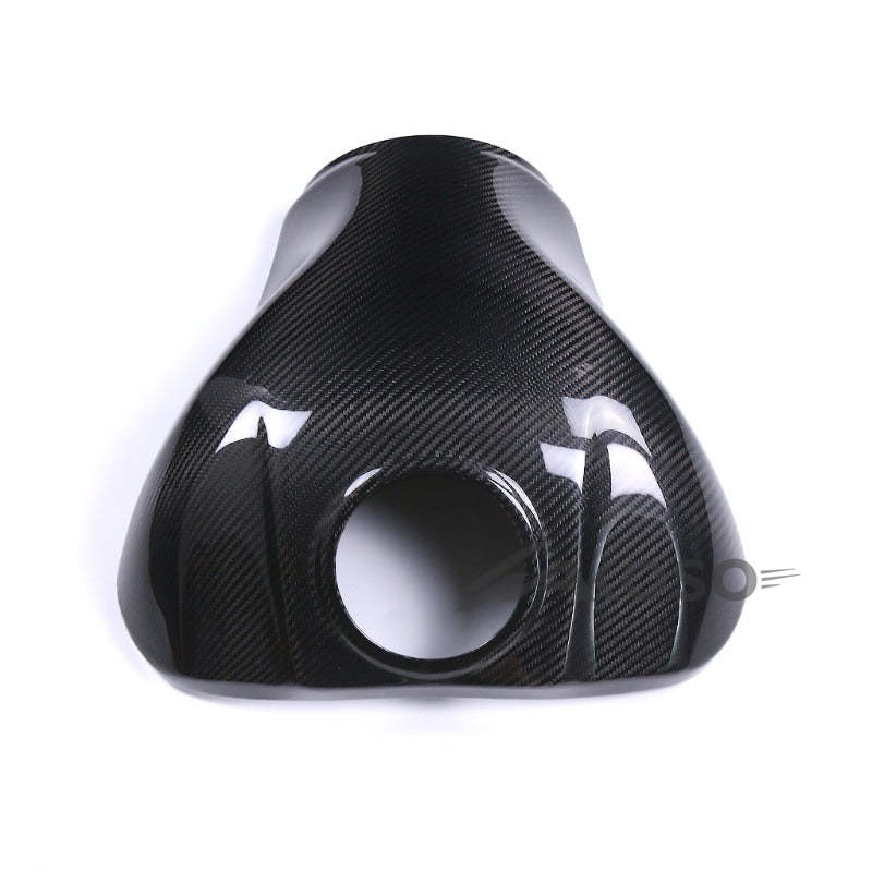 AKOSO 2021-2024 Kawasaki Ninja ZX10R ZX-10R Carbon Fiber Motorcycle Fuel Gas Tank Cover Protector Fairing