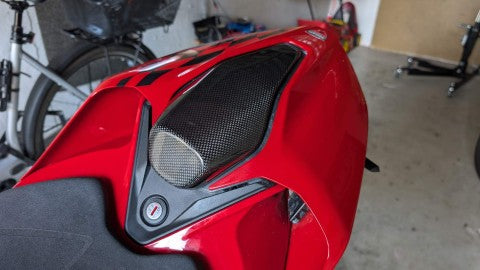 AKOSO 2025+ Ducati Panigale V2 V2S Carbon Fiber Rear Seat Cover Tail Hump