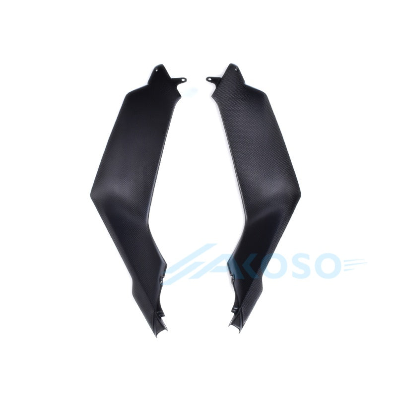 Carénages de panneau latéral de réservoir de carburant de moto en fibre de carbone AKOSO 2021-2024 Honda CBR1000RR-R