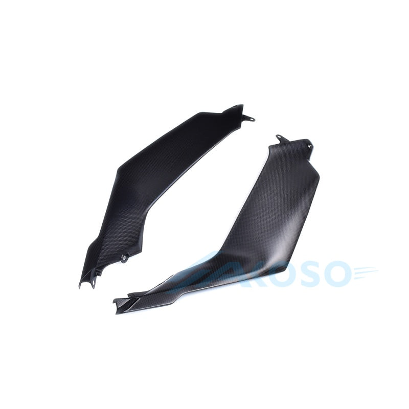 Carénages de panneau latéral de réservoir de carburant de moto en fibre de carbone AKOSO 2021-2024 Honda CBR1000RR-R