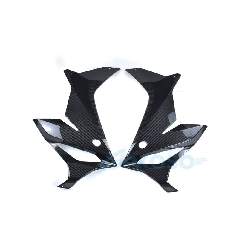 AKOSO 2019-2023 Honda CB650R CBR650R Carbon Fiber Front Upper Side Panels