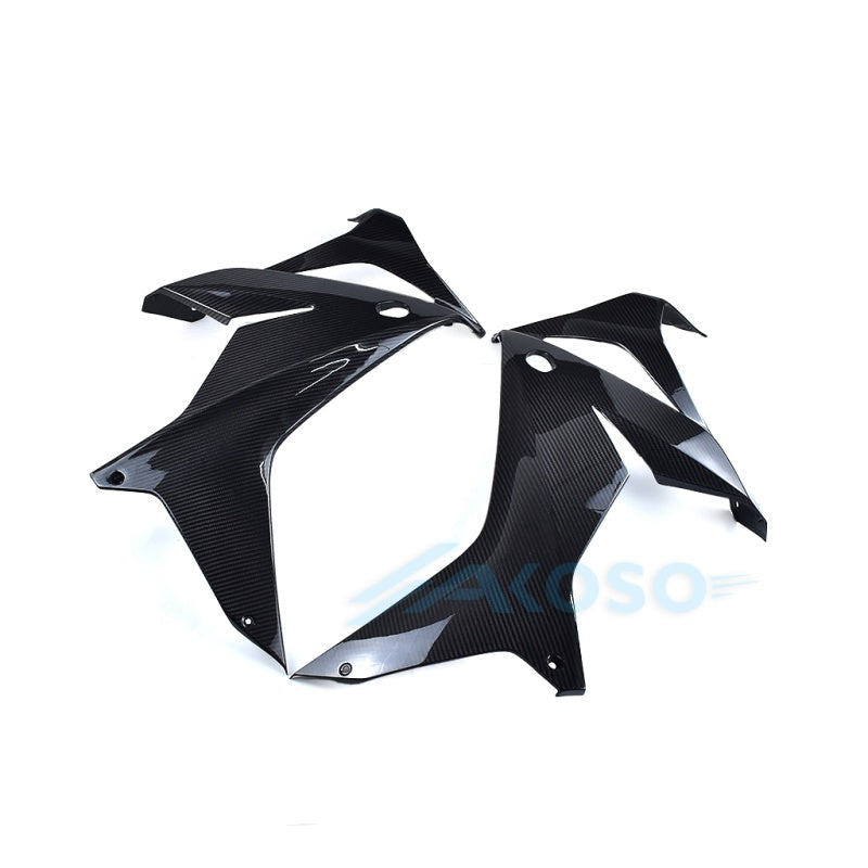 AKOSO 2019-2023 Honda CB650R CBR650R Carbon Fiber Front Upper Side Panels